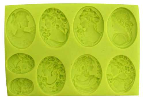 Cameo Set of 9 Silicone Mould - Click Image to Close